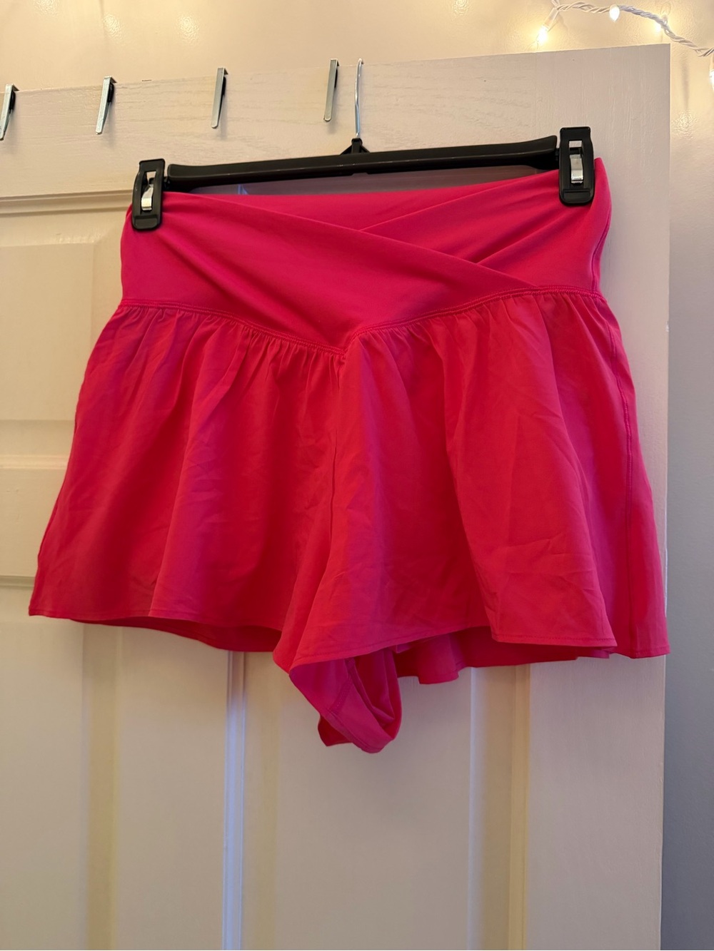 aerie Hot Pink Athletic Skort with Built-In Shorts
